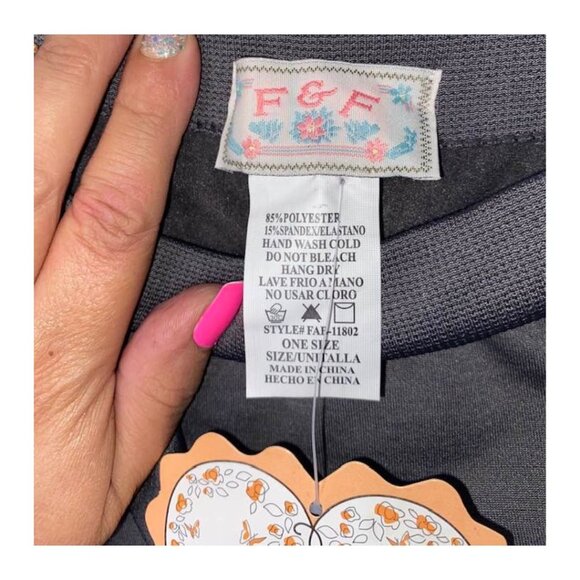 NWT Fabric & Fabric Soft Fleece Lined Leggings - One Size - Picture 6 of 8